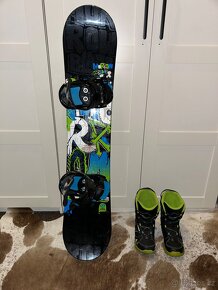 Snowboard Morrow Blaze 128 cm, boty K2 vel.39 cena extra - 2