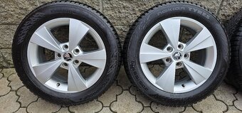 Originál alu Škoda 4 Velorum 5x112 205/55 R16 - 8mm - 2