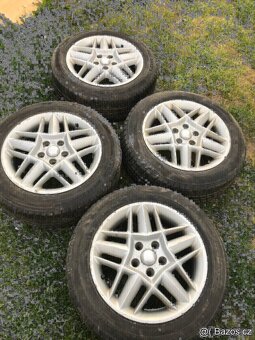 Alu kola 16” 5x108 Renault a zimní pneu 205/55/16 - 2