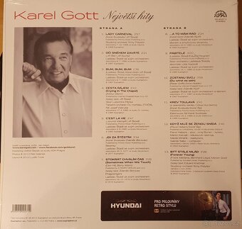 Prodám LP raritní Karel Gott - 2