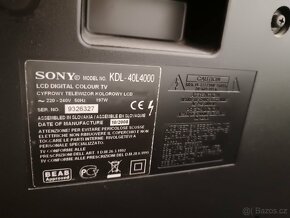 Televize Sony Bravia model KDL - 40L4000 - 2