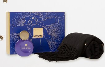 Avon dárková sada Far Away Beyond the Moon EDP 50ml a šála - 2