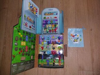 Bagr, sada Stikeez Lidl Happy Home domeček, lednička - 2