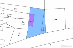 Stavební pozemek 793 m², s chalupou 87 m², obec Chotěbudice - 2