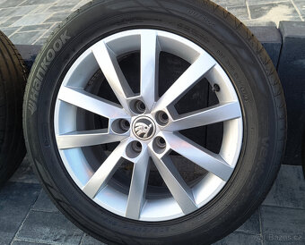 16 alu originál ŠKODA SCALA KAMIQ 5x100 letní 205/55 R16 - 2