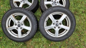 Alu kola Borbet 5x112 R16 Zimní sada Škoda Seat VW Audi - 2