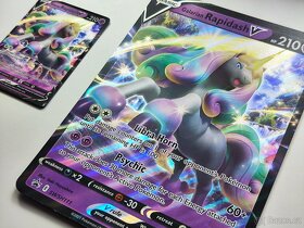 Pokemon PROMO karty Galarian Rapidash V + JUMBO - 2