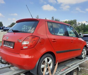 nd ze škoda fabia 2, 1.2.HTP 44kW, červená,bílá,Rosso - 2