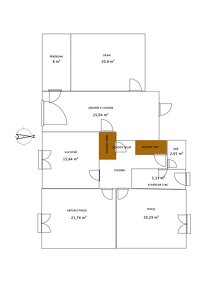 Prodej rodinného domu 135m2 v obci Šebetov - 2