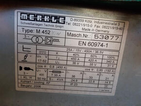 svářecí stroje M452 DW - 2