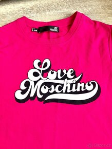 Love Moschino růžové triko - 2