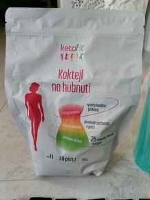 KETOFIT,ČOKO PROTEINOVÝ KOKTEJL 500g,ZDARMA ŠEJKR - 2