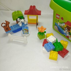 Lego duplo 4624 box s kostkami - pejsek a kočka - 2