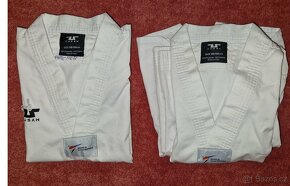 Kimono taekwondo pro deti vel.130, 140, 150+ boty - 2