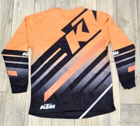 KTM -MX TMAVÝ DRES NA MOTOCROSS, DOWNHILL,DIRTBIKE - 2