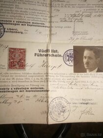 Vůdčí list-vysvědčení o zkoušce 1933 výborný stav - 2