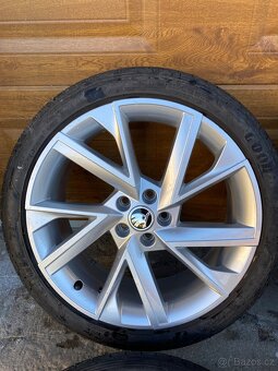 Škoda ALU disky VEGA 18" letní pneumatiky Goodyear Eagle F1 - 2