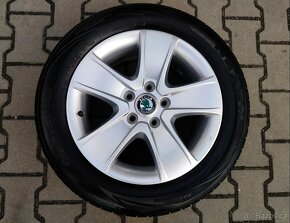 Alu kola originál Škoda Octavia II 5x112 R16 Crateris - 2