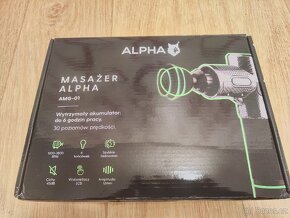 REZERVACE Masážní pistole Alpha Massage Gun Pro - 2