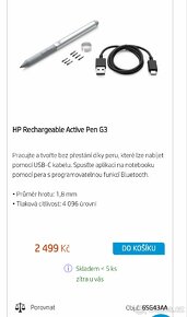 Aktivní Stylus HP stav jako nový - 2