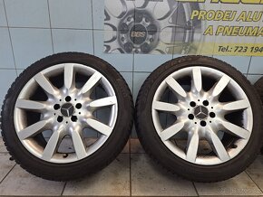 Alu kola R18 5x112 Mercedes + zimní 235/45/19 Pirelli - 2