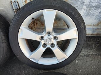 17"letní alu sada 5x114 origo Mazda 3 5 6 205/50 Fulda - 2