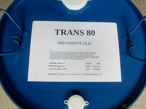 TRANS 80 - převodový olej gear 80w - 2