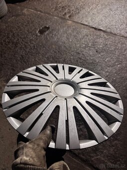 Disky plechové 5x112 R16 ET48 VW Škoda Seat Audi + Poklice - 2