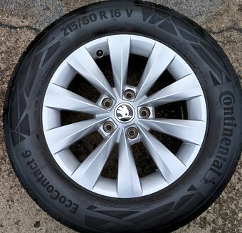 Originál sada disků Škoda Karoq 5x112 R16 Castor - 2