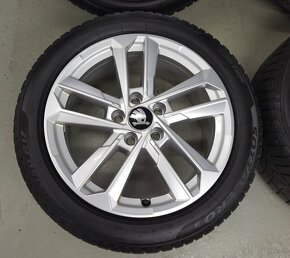 Originál 17" Audi A3 VW Škoda 5x112 zimní pneu 4-5mm - 2