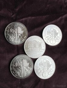 INVESTIČNÍ STŘÍBRNÉ MINCE WIENER PHILHARMONIKER 1OZ - 2