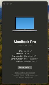 Apple MacBook Pro M1 2020, 16GB RAM, 500 GB - 2