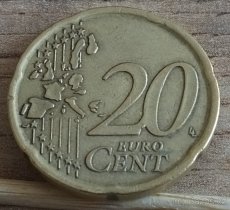 20 Euro Cent Espaňa 1999 pšeničnoražba - nabídnete sumu - 2