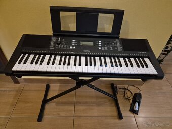 Klávesy Yamaha PSR E363 + stojan + pedál Yamaha FC4A - 2