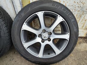 18"letní alu sada 5x114 origo Honda CRV mk3 mk4 HRV 225/60 - 2