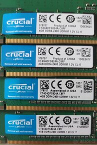 RAM 4GB a 16GB DDR4 2400 a DDR4 2133 - 2