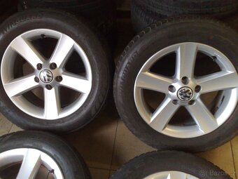 alu kola 5x112 r16 original vw sharan,seat zimaky 205/60/16 - 2