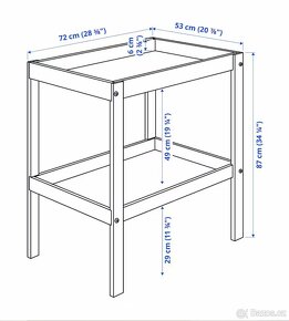 Přebalovací pult Ikea + příslušenství. Krásné - 2