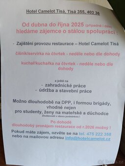 Zajištění provozu restaurace - 2