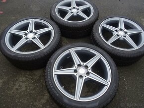 Alu disky Mercedes AMG 18", 5x112,ET 44, zimní sada - 2