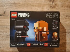 LEGO BrickHeadz 40547 Obi-Wan Kenobi a Darth Vader - 2