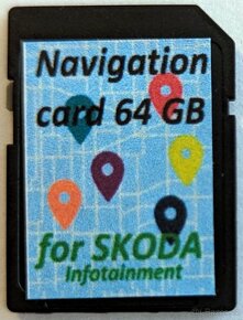 Navigace 64GB - Mapy Škoda Octávia, Rapid, Kodiaq, Karoq - 2