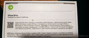 Apple iPhone 16 Pro 128 GB, černý titan - 2