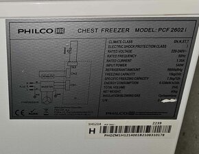 Pultový mrazák 254 litrů Philco PCF26021 - 2