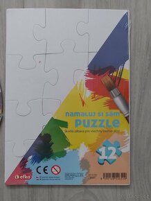 NOVÉ Namaluj si puzzle - 2