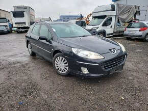 Peugeot 407,2.0HDI.100kw, nová STK. Automat - 2