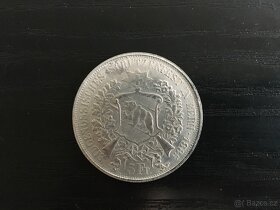 Stříbrná mince 5 Franků Švýcarsko 1885 - 2