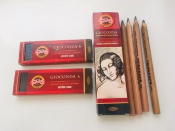 olejové křídy GIOCONDA 8112 12 barev+ další.... - 2