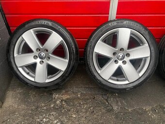 Original ALU kola VW Monte Carlo 17" 7,5J ET47 + 235/45/R17 - 2