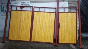 vjezdová vrata, brána do šíře 300cm a branka - 2
